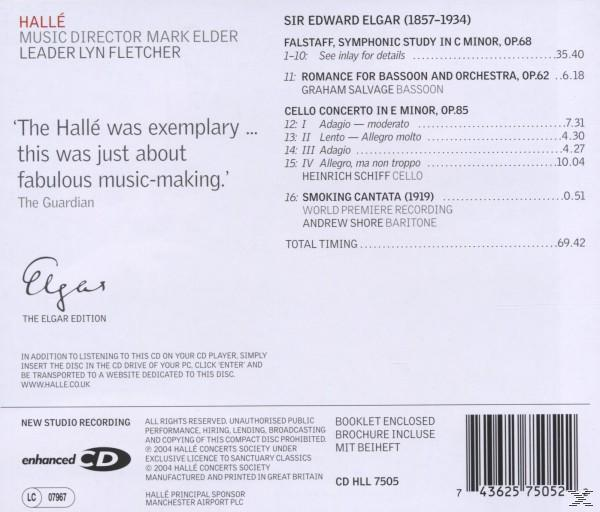 Elder, Schiff/Elder/Halle Orchestra - Elgar:Falstaff/Cello Conc.  - (CD)
