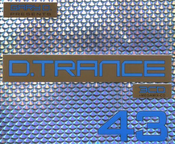 Albumcover mit D. Trance-Text in Blau und Gold. Blauer Hintergrund, darunter die Zahl 43.