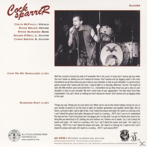 Cock Sparrer - Running - 84/Series in (Vinyl) Riot 3