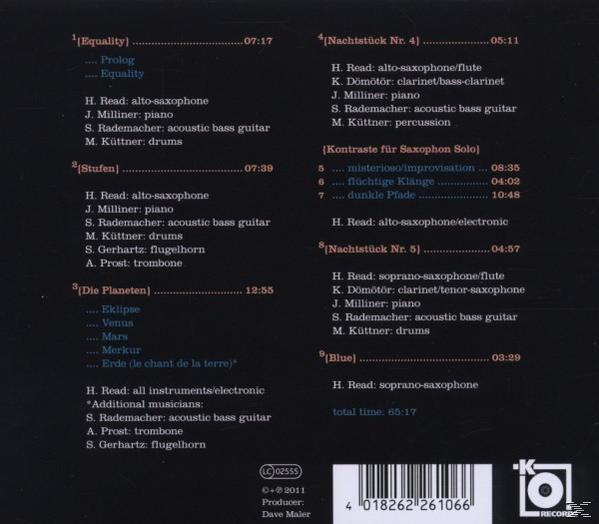 Hugo Read - Hugo Read Chamber Works  - (CD)