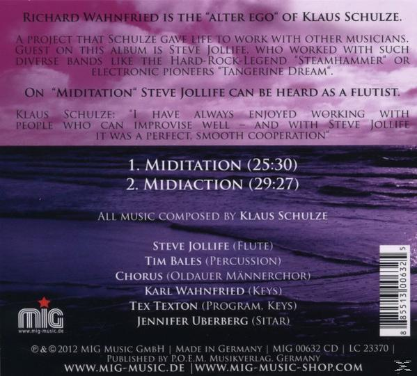 Klaus Schulze - Richard Wahnfried's Miditation  - (CD)
