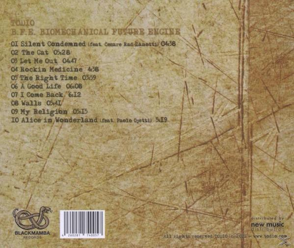 Todio - B.F.E.Biomechanical Future Engine  - (CD)