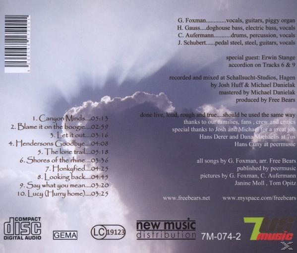 Free Bears - Canyons & Goodbyes  - (CD)