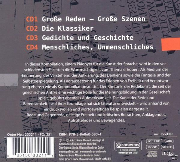 VARIOUS - Wortgewaltig-Oder Die Kraft Der Sprache  - (CD)