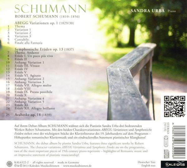 Sandra Urba - Schumann  - (CD)