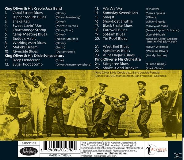 King Oliver - I'll Still Be King  - (CD)