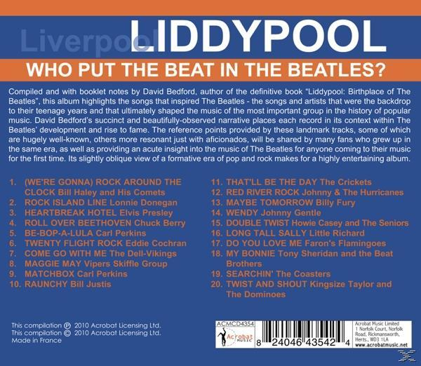 VARIOUS - Liddypool - Who Put The Beat In The Beatles?  - (CD)