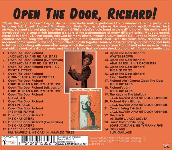 VARIOUS - Open The Door Richard  - (CD)