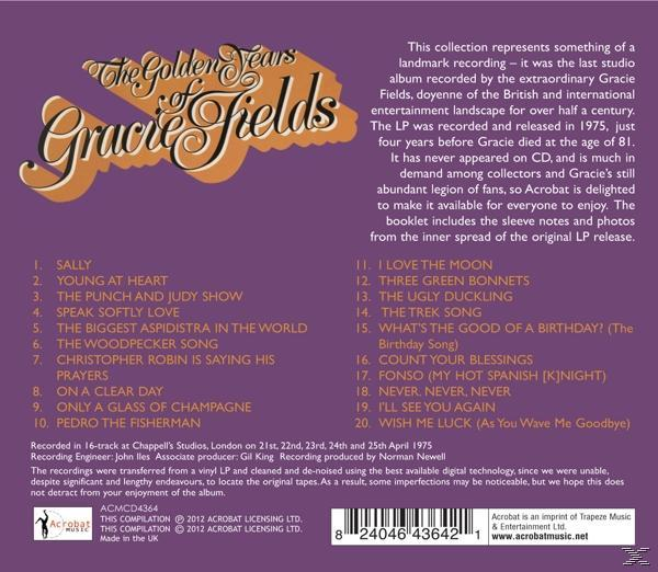 Gracie Fields - The Golden Years  - (CD)