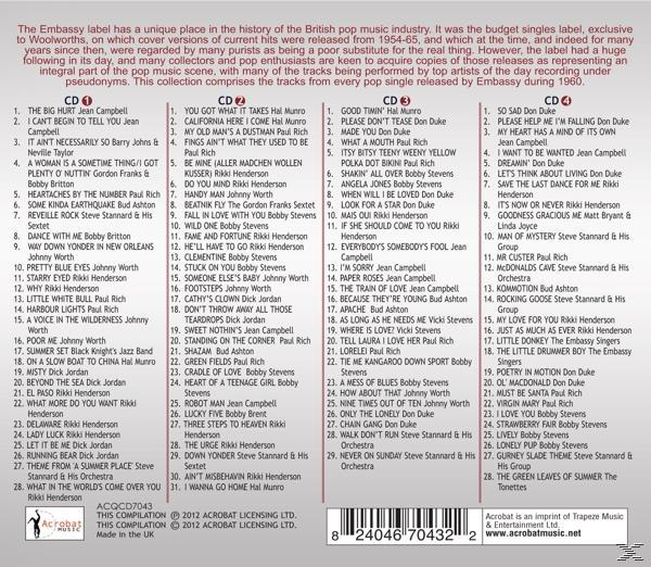 VARIOUS - The Embassy British Hit Parade 1960  - (CD)