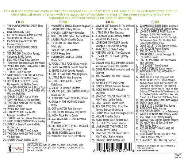 VARIOUS - The 1958 British Hit Parade, Part 2  - (CD)