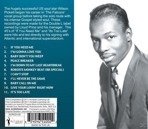 Wilson Pickett - If You Need Me  - (CD)