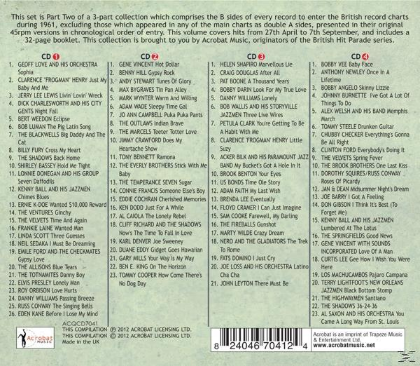 VARIOUS - The 1961 British Hit Parade:B Sides P2: Apr.-Sept.  - (CD)