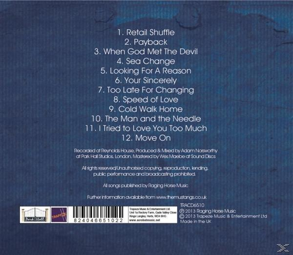 The Mustangs - Speed Of Love  - (CD)
