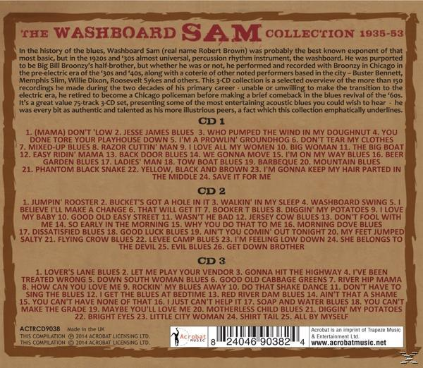 Washboard Sam - The Washboard Sam Collection 1935-53  - (CD)