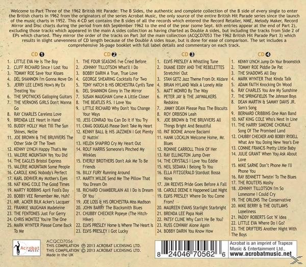 VARIOUS - The (CD) - Parade:B Hit P.3: Sides 1962 British Sept-Dec