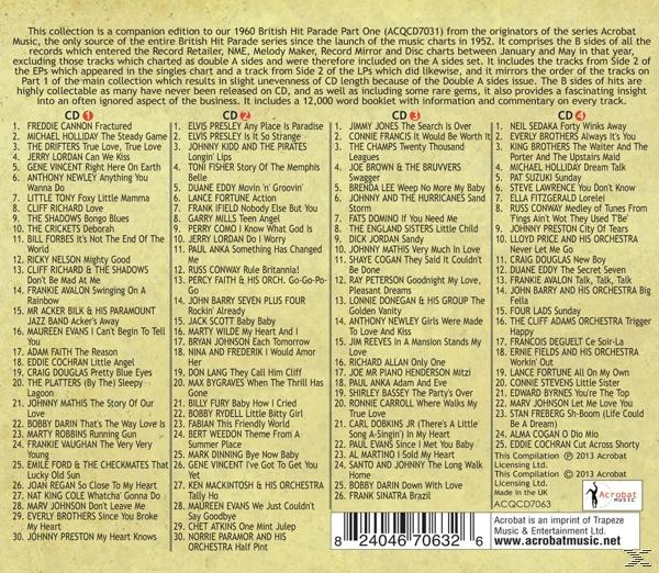 VARIOUS - The 1960 British Hit Parade:B Sides V1: Jan.-May  - (CD)