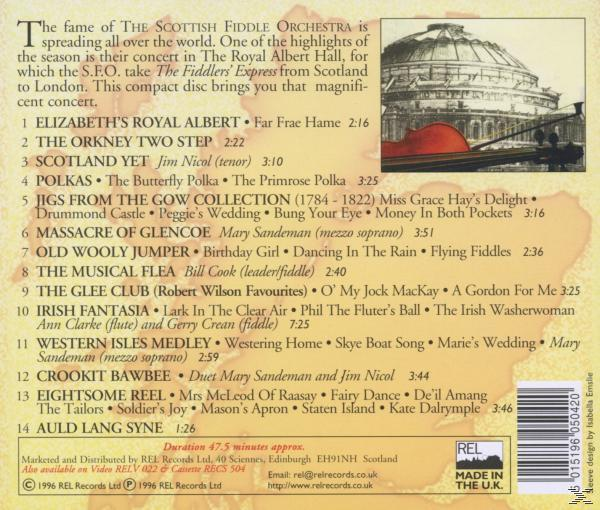 The Scottish Fiddle Orchestra - Live at Royal Albert Hall  - (CD)