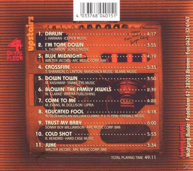 Four On The Floor - Upstairs  - (CD)