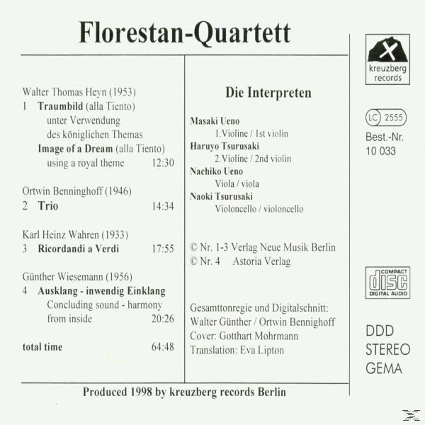 M.&N. Ueno - Florestan Quartett  - (CD)