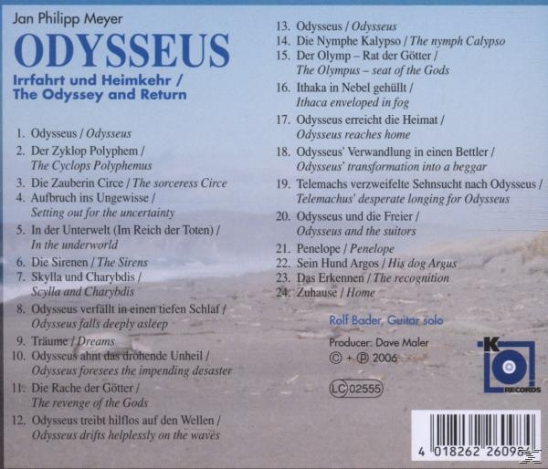 Rolf Bader - Odysseus  - (CD)