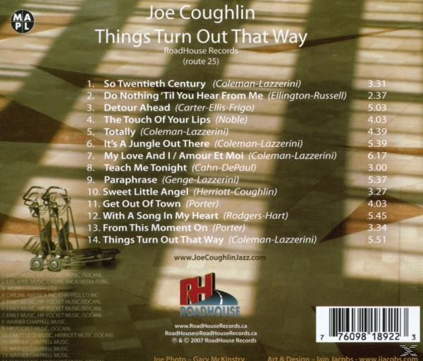 Joe Coughlin - Things Turn Out That Way  - (CD)