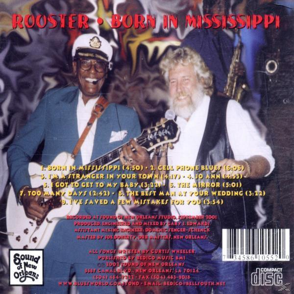 The Rooster - Born In Mississippi  - (CD)