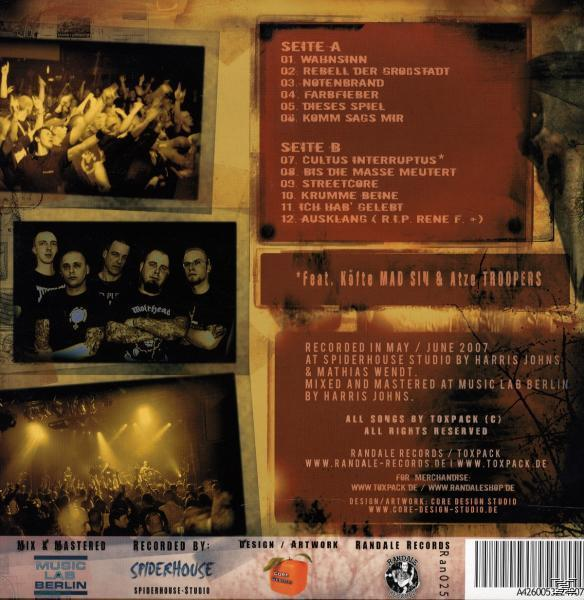 Toxpack - Cultus Interruptus  - (Vinyl)