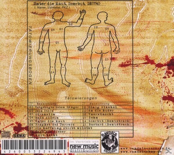 Scorbut - Unter die Haut  - (CD)