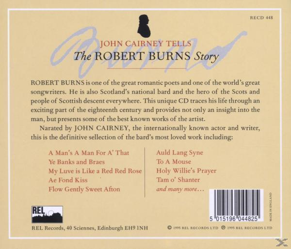 John Cairney - Tells the Robert Burns Story  - (CD)