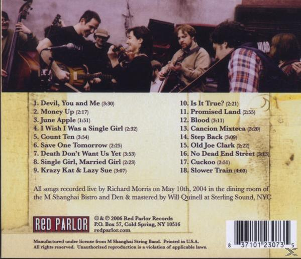 M Shanghai String Band - Up From The Around Below  - (CD)