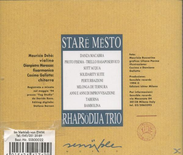 Rhapsodija Trio - Stare Mesto  - (CD)