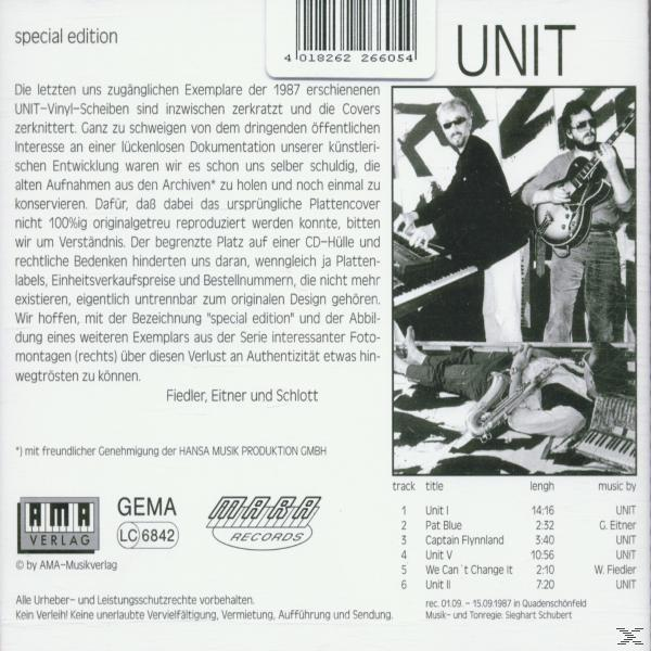 Fiedler - Unit  - (CD)