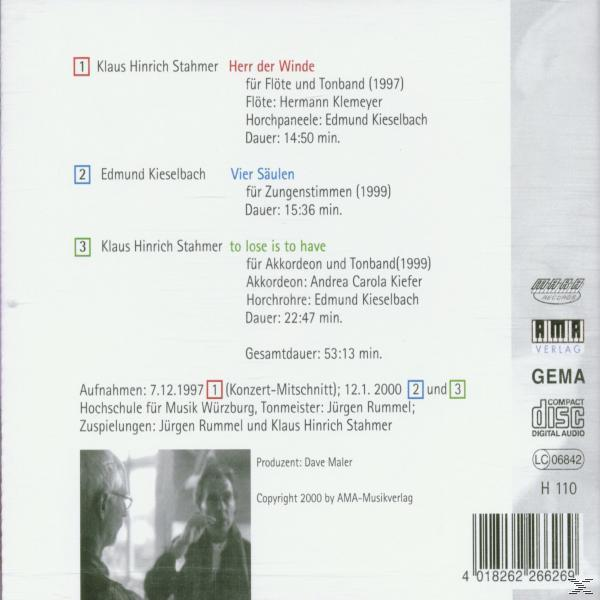 Klaus Hinrich Stahmer - Horchen  - (CD)