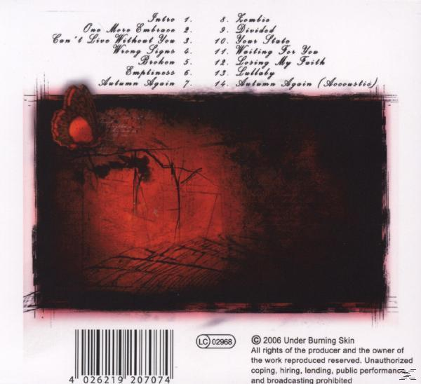 Under Burning Skin - Autumn again  - (CD)