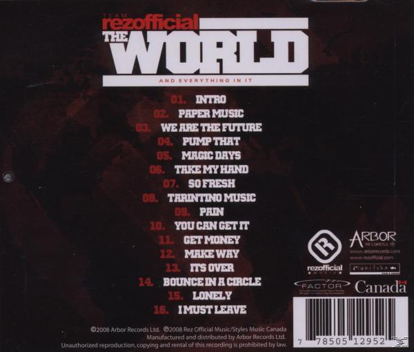 Team Rezofficial - The World An Everything In It  - (CD)