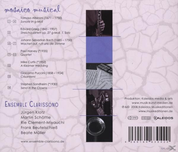 Ensemble Clarissono - Mosaico Musical  - (CD)