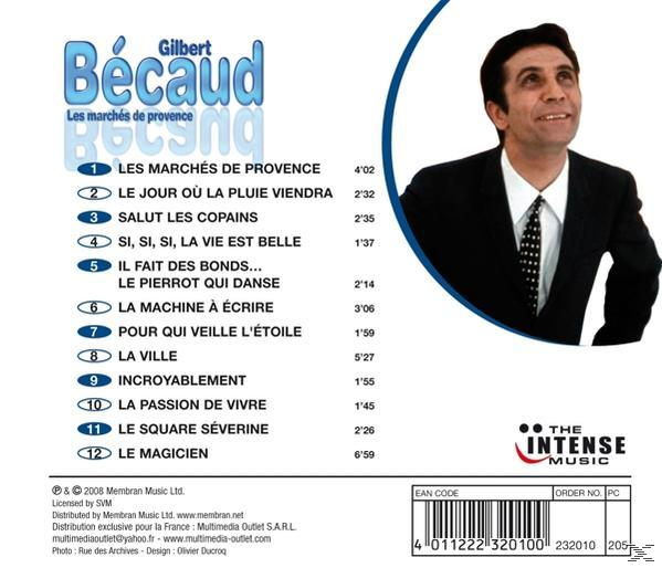 Gilbert Bécaud - Les Marches De Provence  - (CD)