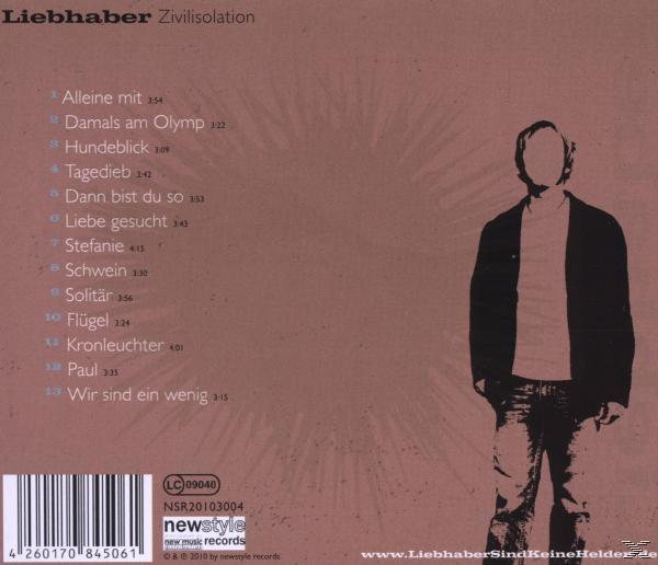 Liebhaber - Zivilisolation  - (CD)