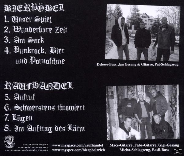 BIERPOEBEL/RAUFHANDEL, Bierpöbel/Raufhandel Split - Auf alte Tage,auf neue Zeiten  - (CD)
