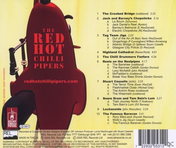 Chilli Red (CD) - Pipers Hot - First Album