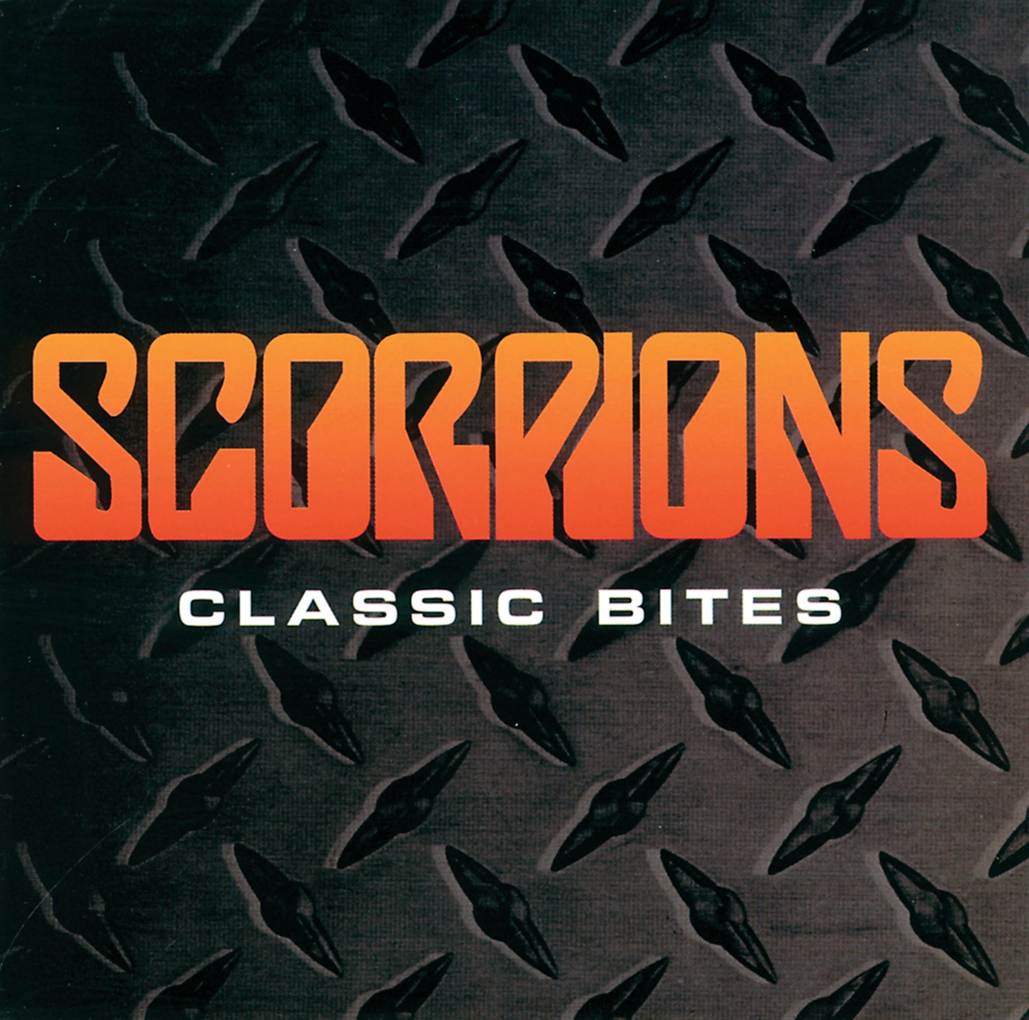 Albumcover für Scorpions Classic Bites mit dem Logo und Text der Band.