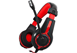 RAMPAGE SN-R1 Oyuncu Mikrofonlu Kulaklık Kırmızı/Siyah
