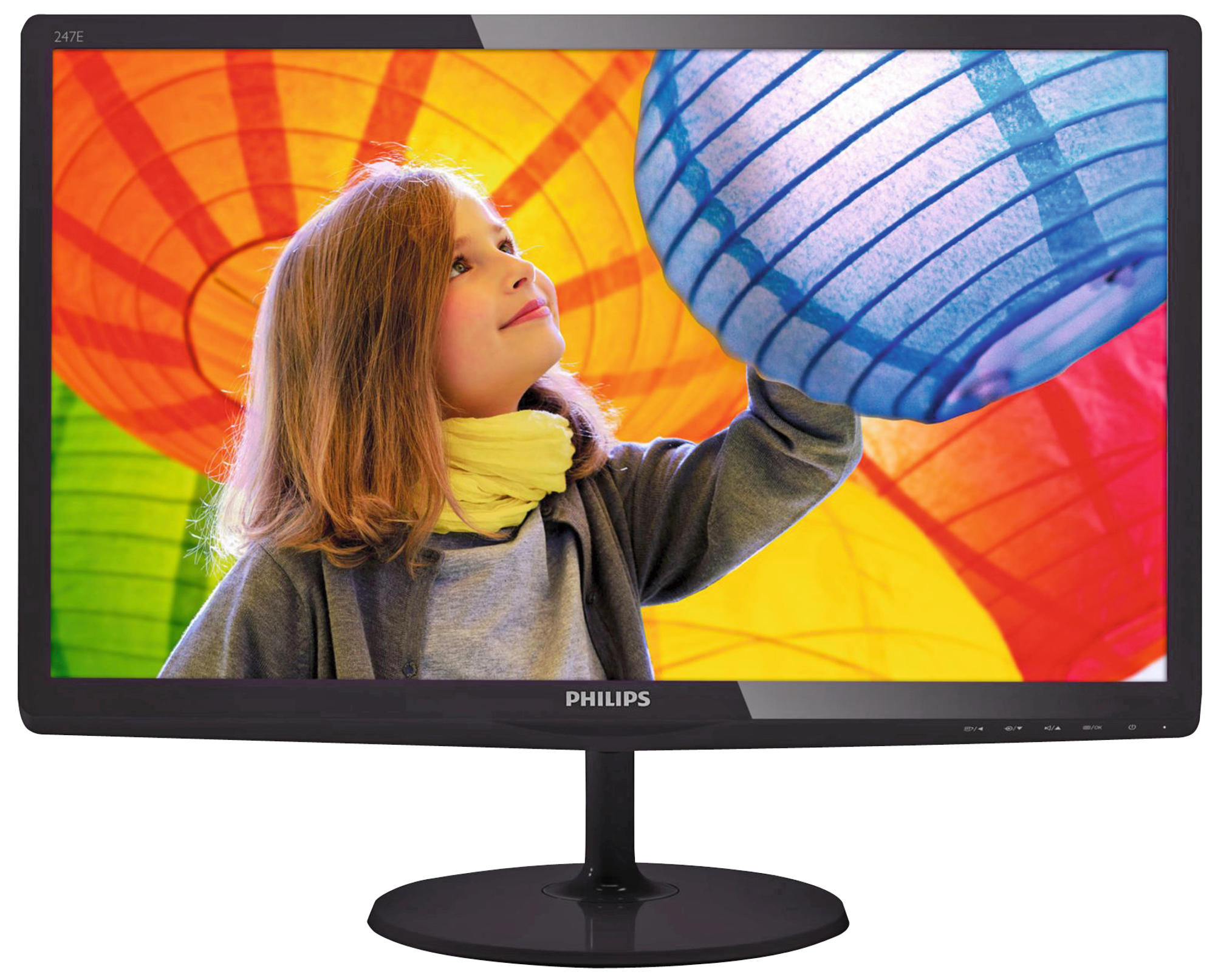 PHILIPS 247E6LDAD-00 23.6 İnç W LED Full HD IPS-ADS LCD Monitör Siyah