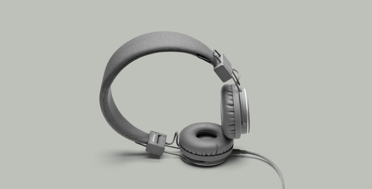 URBANEARS PLATTAN CONTROL Mikrofonlu Kulak Üstü Kulaklık Gri