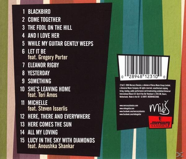 Album borító fekete szöveggel fekete és színes csíkos háttéren vonalkóddal.