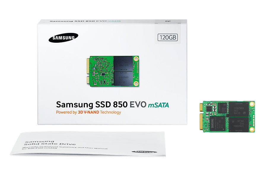 SAMSUNG 850 EVO 120GB 540MB-520MB/s mSATA Dahili SSD MZ-M5E120BW