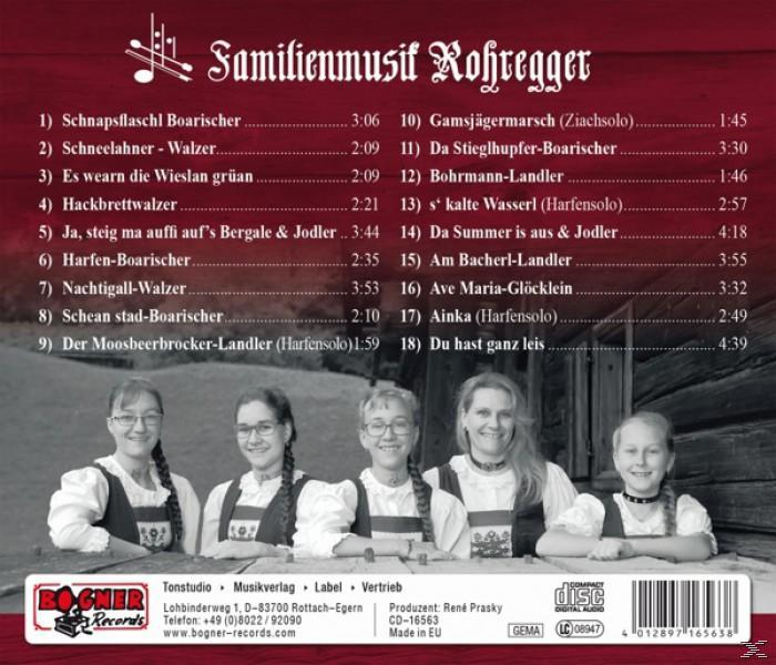 Rohregger Familienmusik - Durchæs Jahr (CD) -