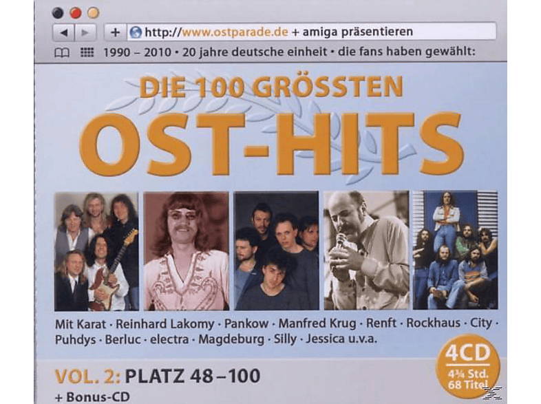 VARIOUS - Die 100 Grössten Ost - Hits Vol. 2  - (CD)