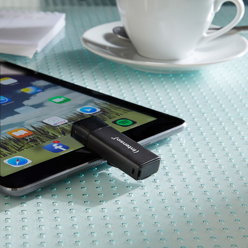 INTENSO 3535480 CROSSHAIR VII HEROUSB3 - USB-Stick  (32 GB, Schwarz)